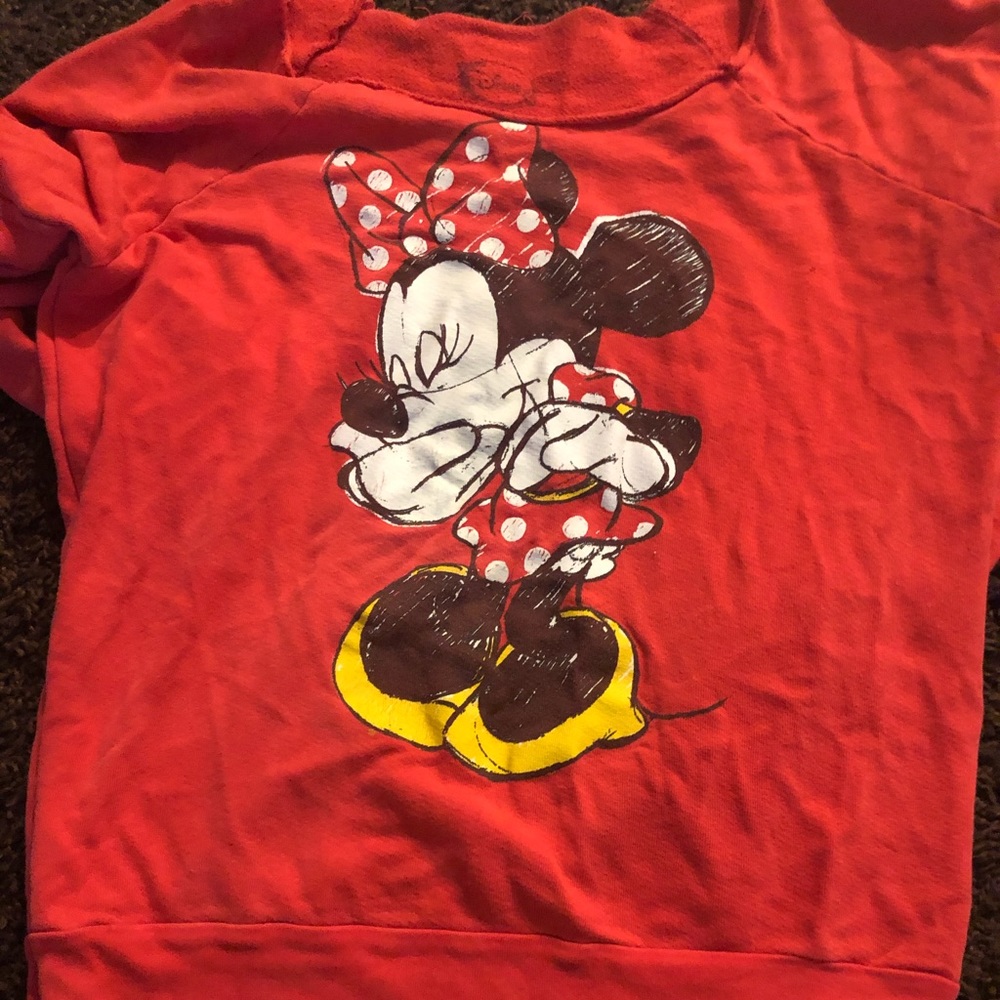 Off shoulder Disney sweater good condition